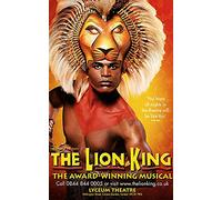 The Lion King The Musical V2 Poster Framed or Unframed Glossy Poster (A4-210 × 297 mm Framed)