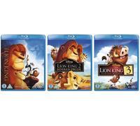 THE LION KING TRILOGY 1-3 Complete Triple Pack Part 1 2 3 New Region Free BluRay