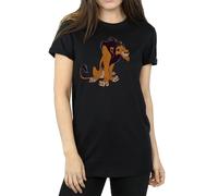 The Lion King Womens/Ladies Classic Scar Cotton Boyfriend T-Shirt BI585
