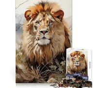 The Lion Stare 1000 Piece Jigsaws for Teenagers Puzzle Strong Logic Toy Relaxed Mind Clear Edge Bday Surprise (38x26cm)
