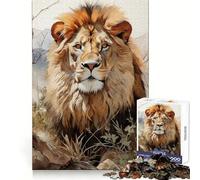 The Lion Stare 1000 Piece Jigsaws for Teenagers Puzzle Strong Logic Toy Relaxed Mind Clear Edge Bday Surprise (38x52cm)