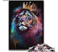 The Lion with The Crown 2000 Piece Jigsaw Puzzles for Teenagers, Suitable for People Aged 14 And Above Home Decoration Gift Ideas (70x100cm)