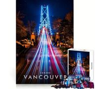 The Lions Gate Bridge Jigsaw Puzzles 1000 Pieces for Teenagers Mind Challenge Peaceful Fun Seamless Fit Bday Surprise (50x75cm)