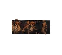 The Lion's Gaze All-over printed baby bow headband matches any outfit for babies, toddlers and kids