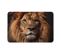 The Lion's Gaze Anti Slip Floor Mats Stylish Home Decoration Suitable for Kitchen Bathroom and Laundry Room