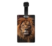 The Lion's Gaze Luggage tag Hanger Protects Privacy and is a Must-Have for Travel and is Durable