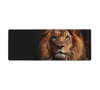 The Lion's Gaze Mouse pad, Extended Desktop pad, Suitable for Office, e-Sports and Gaming Mouse Pads.