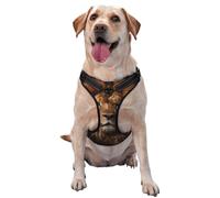 The Lion's Gaze Small Printed pet Traction Vest for Pets to wear When Walking The Dog or Climbing Mountains