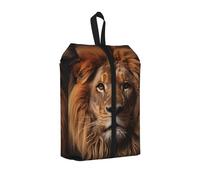 The Lion's Gaze Water Resistant Travel Shoe Bag with Handle for Suitcase Sneakers Boots Gym 1 PC