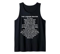 The Liquor Prayer - Funny Poker in The Rear Parody Tank Top