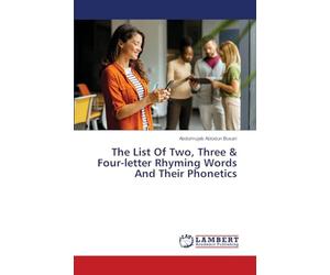 The List Of Two, Three & Four-letter Rhyming Words And Their Phonetics