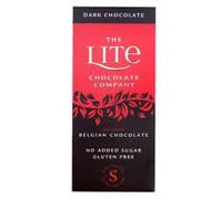 The Lite Company No Added Sugar Finest Belgian Chocolate Bar with Stevia and Gluten Free