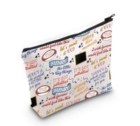 The Little Big Things Musical Gift Musical Theater The Little Big Things Quotes Makeup Zipper Pouch for Actor Actress (IT’S GOT Bag)