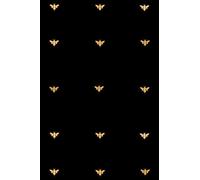 The Little Black Bee Book: Descreet Address Book with Alphabetal Tabs, 6x9 Beautiful Little Black Book with Gold Bees, Address Keeper Log Book for Bee Lovers