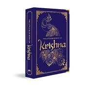 The Little Blue Book on Krishna (Deluxe Silk Hardbound)
