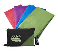 The Little Bodhi Microfiber travel towel, 180 cm x 90 cm, packtowl/camping towels, microfibre travel towel, green