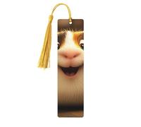 The Little Brown Mouse Unique Double-Sided Artwork Printed Wooden Bookmarks, Artistic Book Accessories Birthday Presents for Men Women Presents for Book Lovers