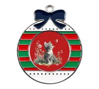 The Little Cat Christmas Tree Ornaments Decor Circular