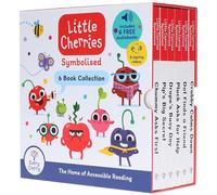 The Little Cherries Series 6 Illustrated Books Collection Box Set With Free Audio (Chummy Asks First, Crabby Calms Down, Drupes Busy Day, Dot Finds A ... Pips Big Secret) (Symbolised Little Cherries)