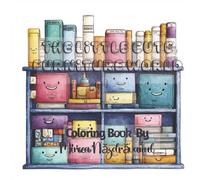 The Little Cute Furniture World: A Cute and Happy Coloring Book of Tiny Rooms for Kids Ages 4-8