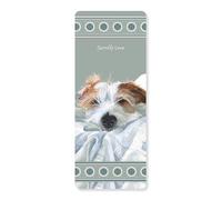The Little Dog Laughed Bookmark - 'Scruffy Love' Wirehaired Jack Russell Terrier - Dog Themed Reading Accessory