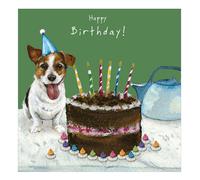 The Little Dog Laughed 'Happy Birthday' Digs & Manor Card