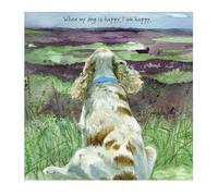 The Little Dog Laughed 'Happy' Original Art Card