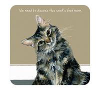 The Little Dog Laughed 'Menu' Coaster