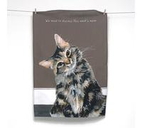 The Little Dog Laughed 'Menu' Tea Towel