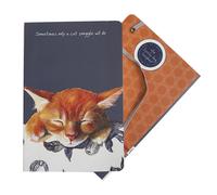 The Little Dog Laughed 'Snuggle Cat' A5 Notepad