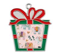 The Little Elephant Pattern Christmas Tree Ornaments Decor Trapezoid