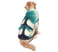 The Little Girl by The River. Dog Hoodie for Medium and Large Dogs – Soft Polyester Pet Clothes, Suitable for All Seasons