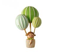 The Little Girl on the Hot Air Balloon Cute Brooch for Women Lovely Clothing Accessories Corsage for Hat Bag Ornament Office Party Brooches Lapel Pin Friends Jewelry Gift for Daughter Girlfriend