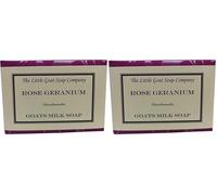 The Little Goat Soap Company Rose Geranium Goats Milk Soap, 100 g (Pack of 2)