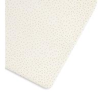 The Little Green Sheep Organic Cot & Cot Bed Fitted Sheet - Linen Rice