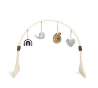 The Little Green Sheep Curved Baby Play Gym & Charms Set - Ocean Rainbow