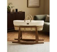 The Little Green Sheep Moses Basket Rocking Stand - Walnut Walnut