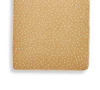 The Little Green Sheep Organic Crib Fitted Sheet - Honey Rice