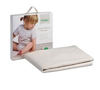 The Little Green Sheep Waterproof Mattress Protector for Babies, Organic Cotton, 60 x 120 cm - Packaging May Vary