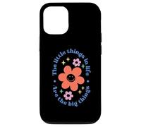 The Little In Things Life Are Big Retro Daisy Case for iPhone 12/12 Pro