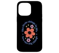 The Little In Things Life Are Big Retro Daisy Case for iPhone 14 Pro Max
