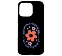 The Little In Things Life Are Big Retro Daisy Case for iPhone 15 Pro Max