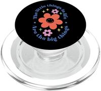 The Little In Things Life Are Big Retro Daisy PopSockets PopGrip for MagSafe