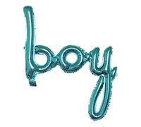 The Little Leisure Company Decorations BOY balloon - 1 BLUE Boy Letter Balloon for a Baby Shower, Gender Reveal Parties and Birthday Parties - BOY
