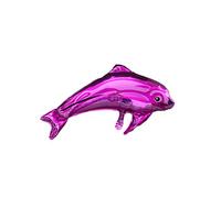 The Little Leisure Company DOLPHIN balloon - 1 DOLPHIN Animal Balloon - Perfect for Birthdays and Birthday Parties - DOLPHIN (Pink)