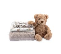 The Little Linen Company Boxed Gift Set - Willow Bear