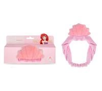 The Little Mermaid Ariel Makeup Spa Headband Disney | MAD Beauty | Cosmetic Fluffy Shell | Elastic Accessories Super Soft & Gentle | Cute Skincare Gift for Women, Adults - Pink