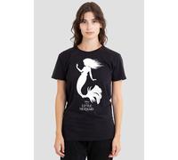 The Little Mermaid Ariel Silhouette T-Shirt, Black Disney Black XL