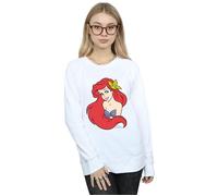 The Little Mermaid Close Up Sweatshirt Disney White XXL