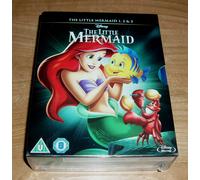 The Little Mermaid Collection 3 Disney Movies 3 Blu-Ray Spanish New Sealed A-B